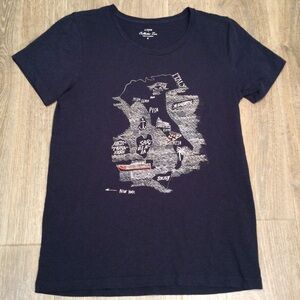 J. Crew Italy Graphic Tee Small